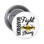 Warrior Fight Strong Childhood Cancer buttons