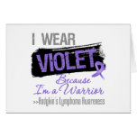Warrior - Hodgkins Lymphoma Ribbon cards