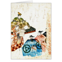 Warrior Hojo Yasutoki 1818 Greeting Card