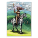 Warrior Maiden Princess Card