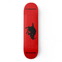 Warrior Monk Red Goat Custom Skate Board