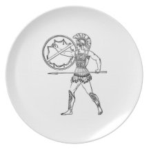 Warrior Party Plate