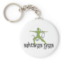 Warrior Pose Ashtanga Yoga Key Chain