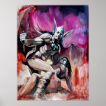 Warrior Protects Print