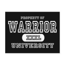 Warrior University Dark postcards by universityshirts Warrior University Dark postcards