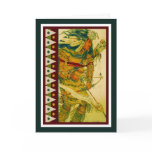 Warrior with Flaming Arrow Custom Greeting Card