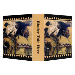 Warrior with Headdress and Shield binder