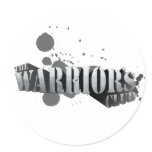 Warrior's Club Stickers Text Logo