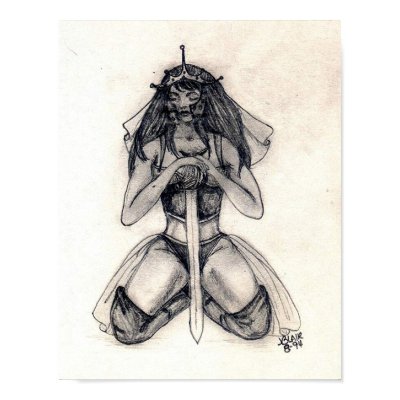 Warror Woman Print by Matrinka