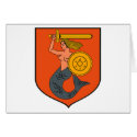 Warsaw Coat of Arms cards by FlagTshirts Warsaw Coat of Arms cards
