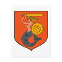 Warsaw Coat of Arms postcards by FlagTshirts Warsaw Coat of Arms postcards