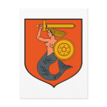 Warsaw Coat of Arms postcards