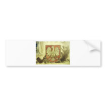 WARSAW POLAND ANTIQUITIES BUMPER STICKERS