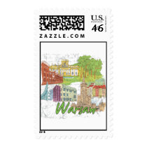 Warsaw Postage Stamp