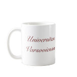 Warsaw University Crest mugs