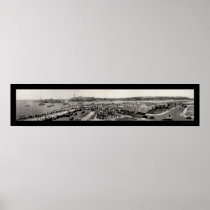 Warship Havana Harbor Photo 1929 Poster