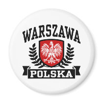 Warszawa Polska Magnets