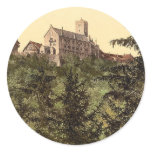 Wartburg, from Eisenach Castle, Thuringia, Germany Stickers