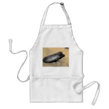 Warthog in mud apron