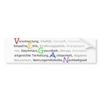 warum vegan? why vegan? bumper stickers