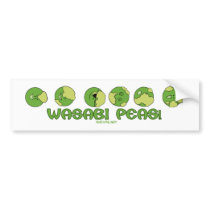 Wasabi PEAS! Bumper Sticker