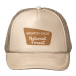 Wasatch-Cache National Forest (Sign) Mesh Hat