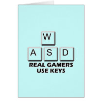 WASD - Real Gamers Use Keys cards