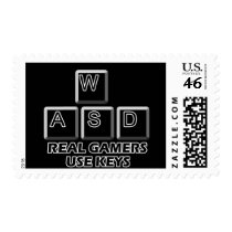 WASD - Real Gamers Use Keys postage