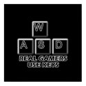 WASD - Real Gamers Use Keys posters by thefrozenduck WASD - Real Gamers Use Keys posters