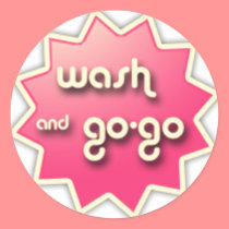wash & go-go stickers