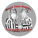 Wash Your Hands Sticker by Hockey_crazee Wash Your Hands Sticker