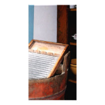 Washboard Customized Photo Card