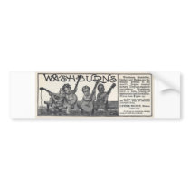 Washburn Ad Sticker bumper stickers