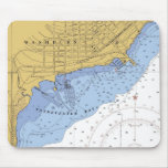Washburn, Wisconsin  Nautical Chart mousepad