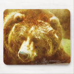Washed Grizzly mouse pad mousepads