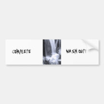 Washed Out Bumper Sticker