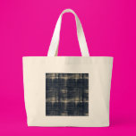 Washed Out Dark Blue Fabric Bags