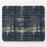 Washed Out Dark Blue Fabric Mouse Pad