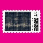 Washed Out Dark Blue Fabric Postage Stamps