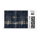 Washed Out Dark Blue Fabric Postage Stamps