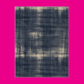 Washed Out Dark Blue Fabric Postcard