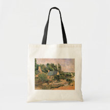 Washerwomen At Pont-Aven,  By Gauguin Paul Canvas Bag