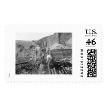Washing Gold In Alaska 1916 Postage Stamp