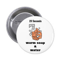 Washing Hands Button buttons