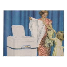 Washing Machine Postcard