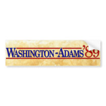 Washington - Adams 2004 Style Bumper Sticker