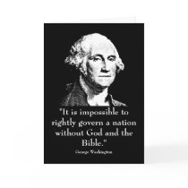 Washington and quote card