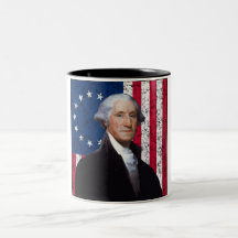 Washington and The American Flag Mug