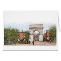 Washington Arch, Washington Square, New York Greeting Card
