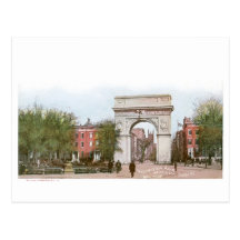 Washington Arch, Washington Square, New York Postcards